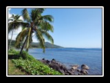 A lagoon on the northern shore of Upolu.